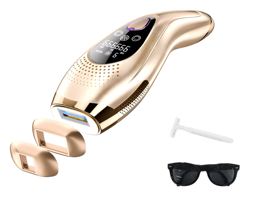 Epilator IPL cu Racire Gheata 999.999 pulsatii, Epilare Definitiva, Pentru Femei si Barbati