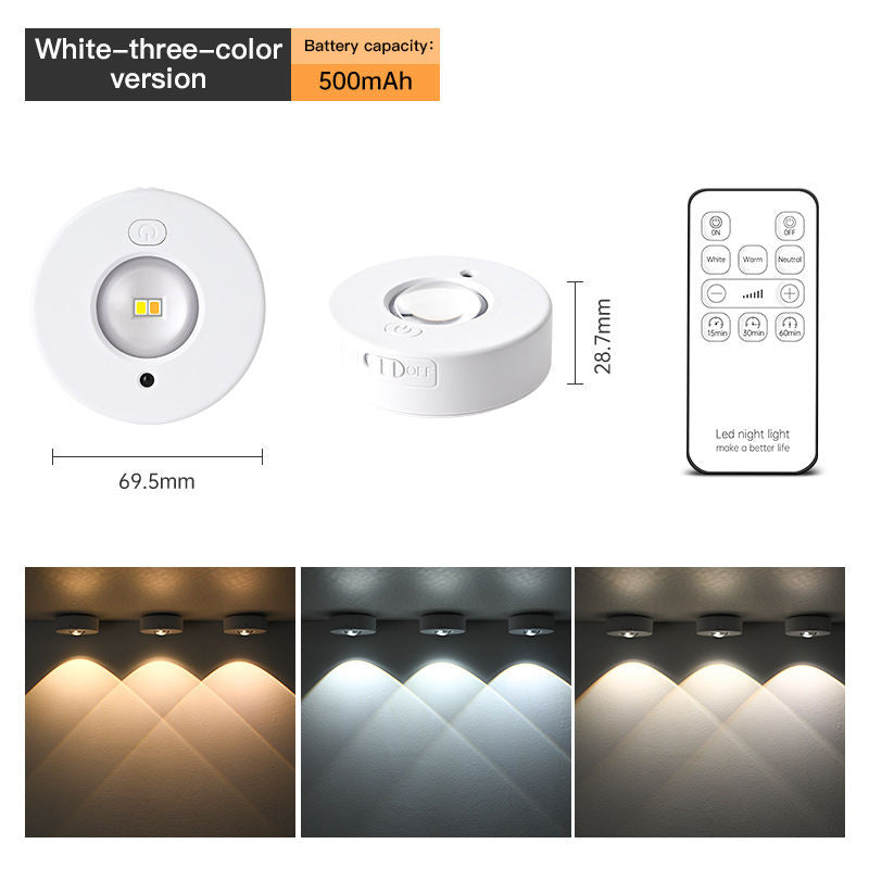 Set 6 Lampi LED RGB cu Telecomanda