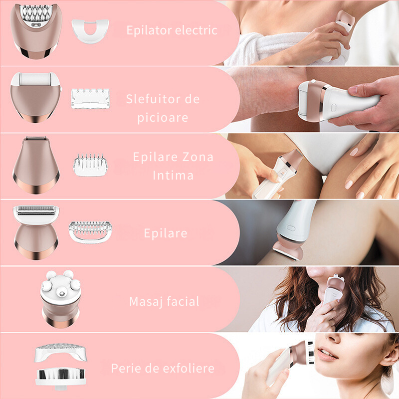 Epilator Electric 6 in 1