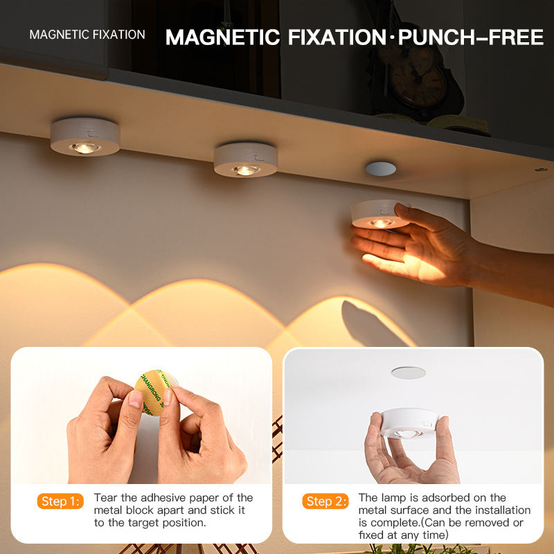 Set 6 Lampi LED RGB cu Telecomanda